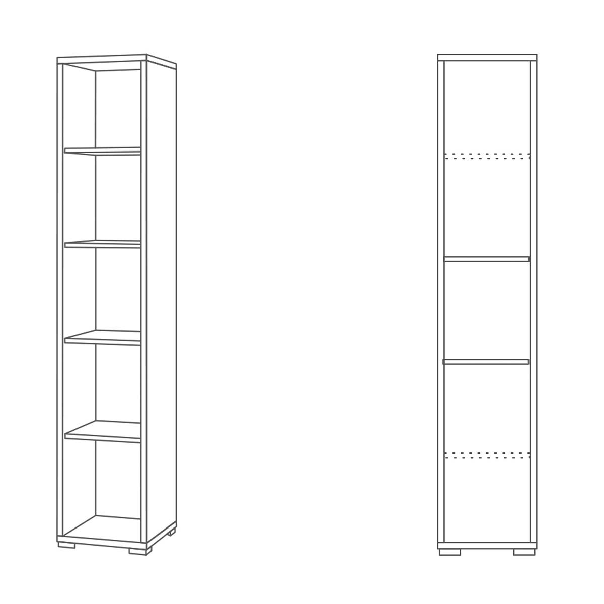 COLONNE H199 L38 KIT Couleur Ciment - 3