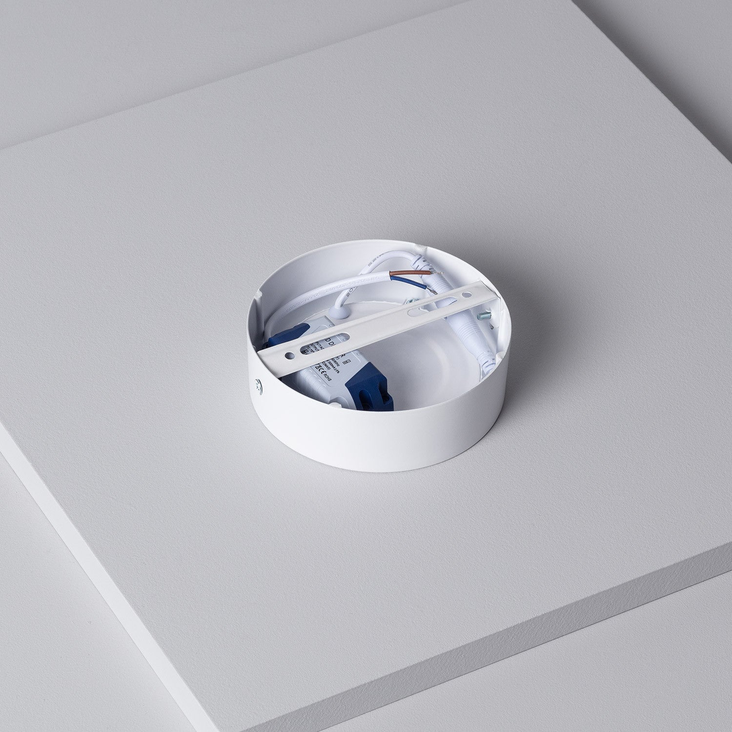 Plafonnier LED Rond 6W Ø120 mm, 6000K Blanc froid, Aluminium, IP20, 480lm - 5