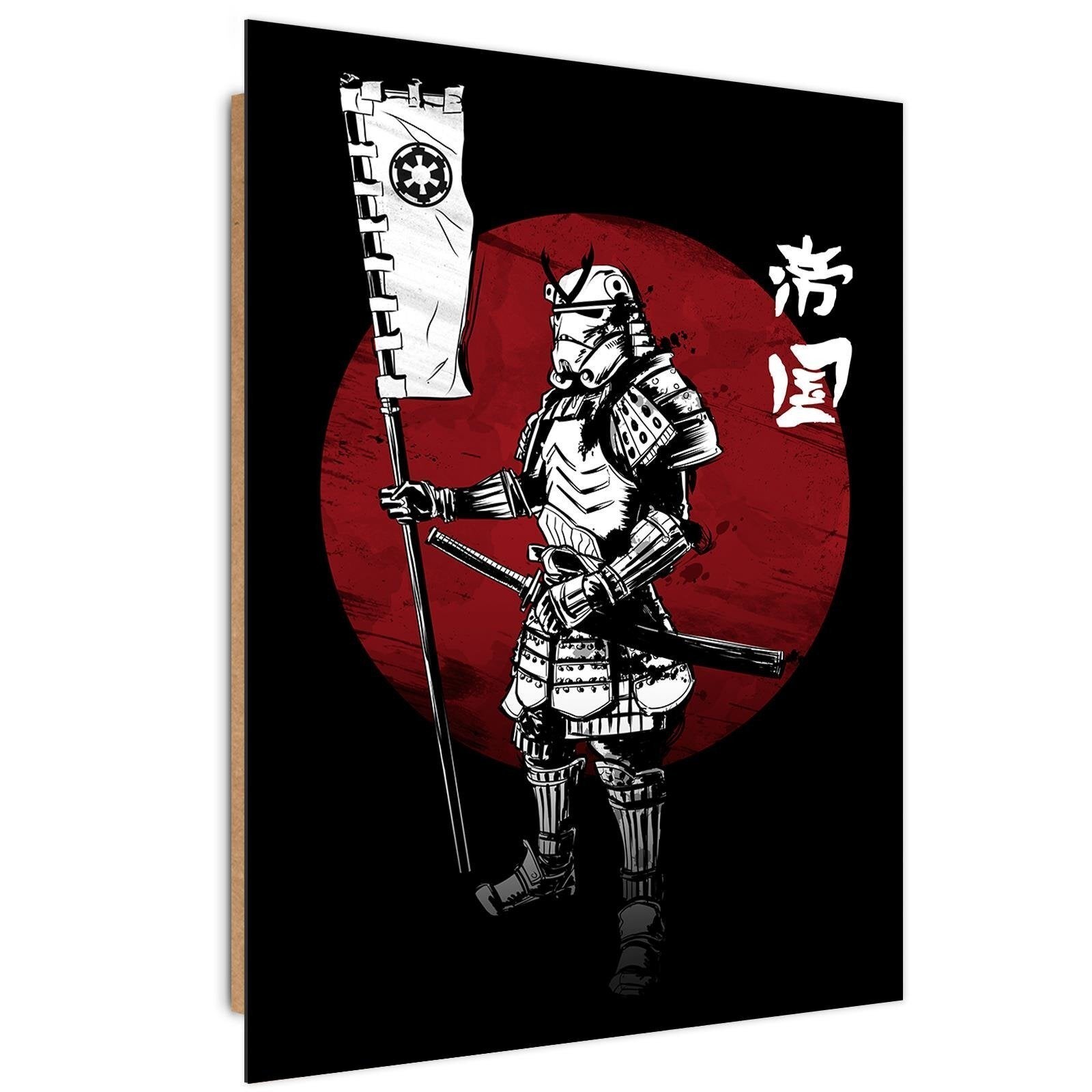 Déco Murale En Bois Star Wars – Fille Tirée Par Un AT-AT – Originale