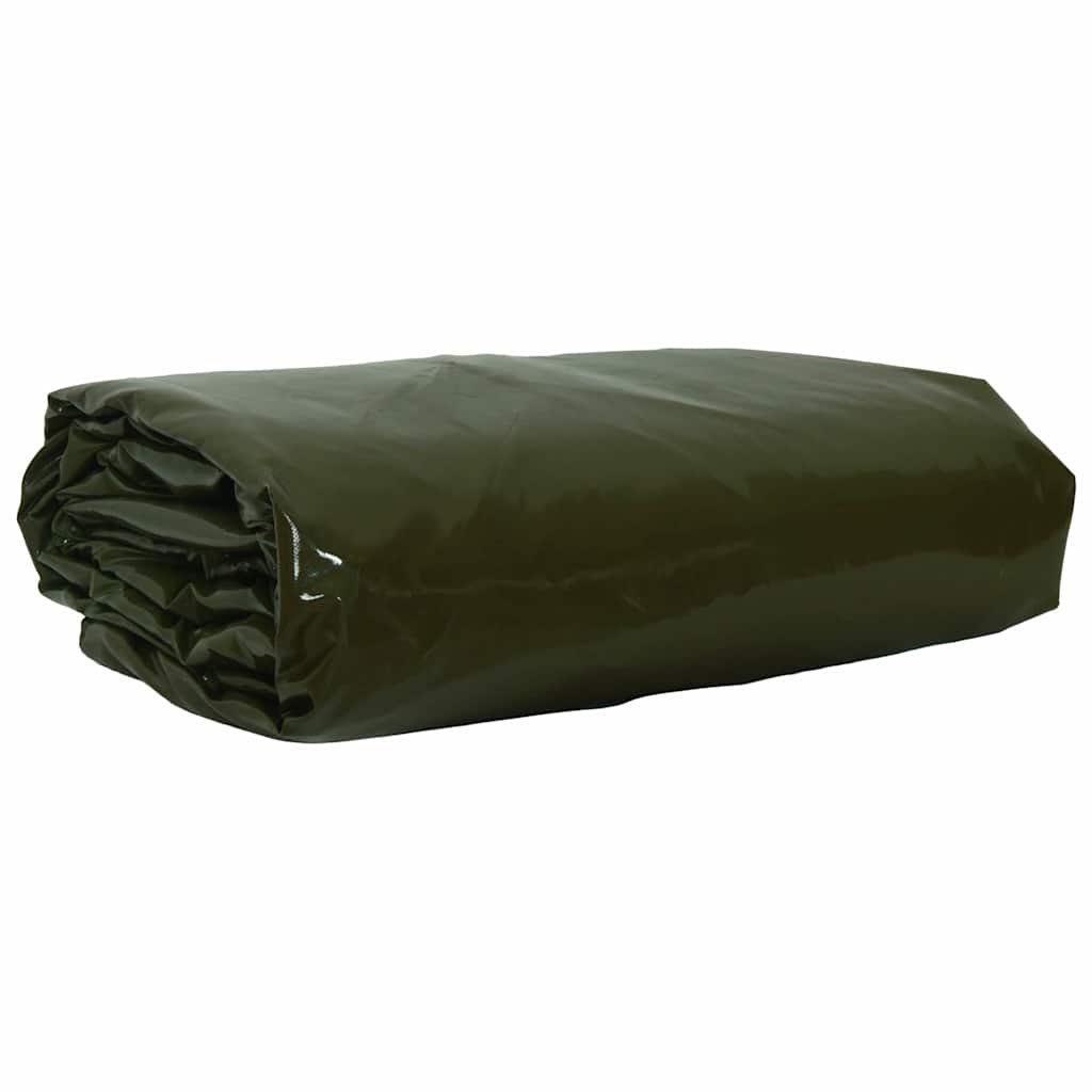 Lona 650g / m² verde oliva 3 x 4 m lona con recubrimiento de pvc