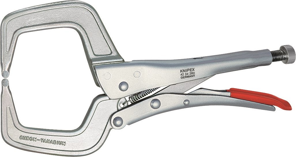 Szczypce zaciskowe Knipex solidne 90 mm otwarcie 280 mm długość