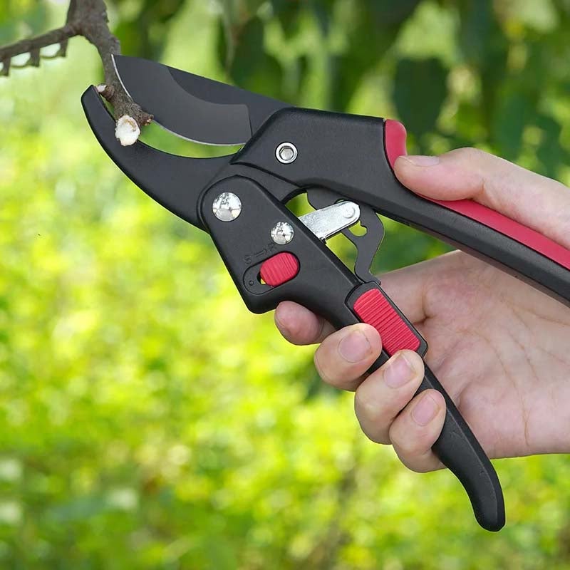1pc Forbici da giardino SK5, taglio rami a cricchetto, lama affilata, strumento manuale per potatura alberi, giardinaggio e paesaggistica - 7