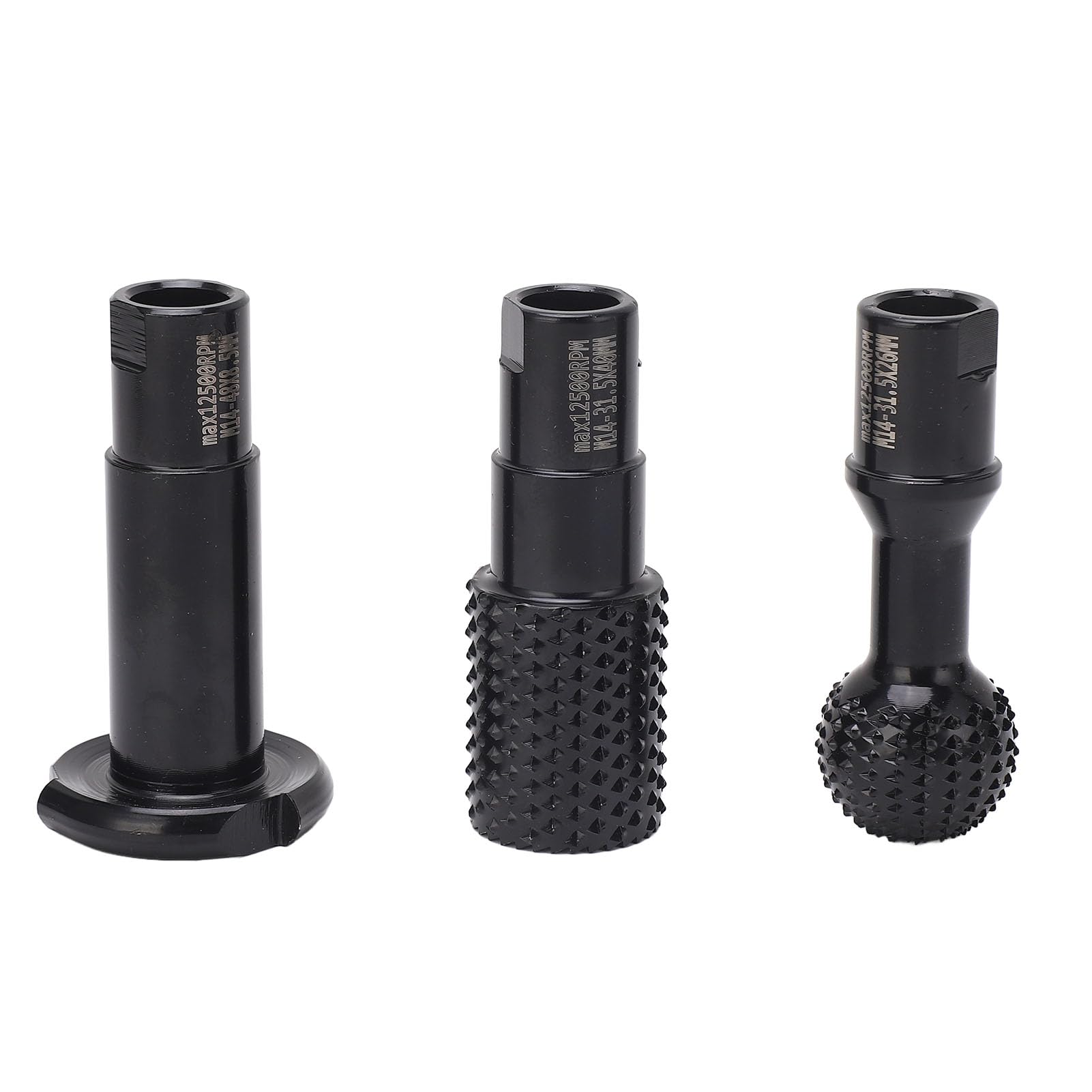 5 fraises coniques titanées pour bois, plastique et aluminium