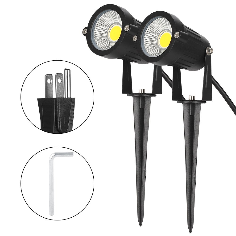 ÉClairage Paysager Projecteur à LED ExtéRieur 120V AC ÉTanche Paysage LumièRe Projecteur De