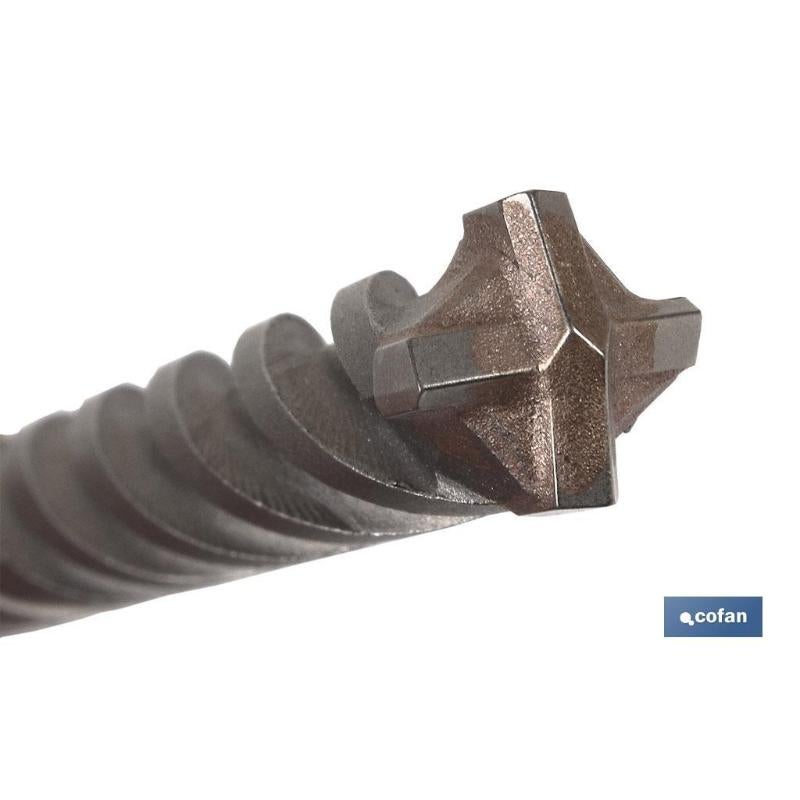 Brocas SDS PLUS para muros 4 puntas COFAN - 5