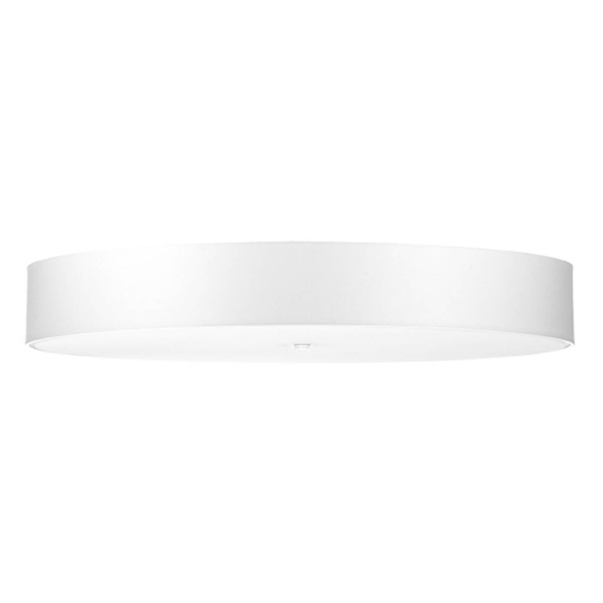 Plafon Skala okrągły biały 6xE27x15W wym: 20 x 100 cm IP20 tkanina Sollux Lighting
