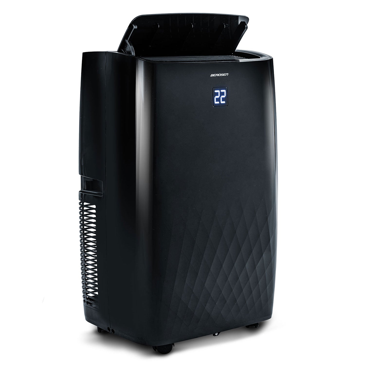 Klimatyzator przenośny z funkcją grzania Berdsen BD-581 4kW osuszacz 34l/24h WiFi czarny - 2
