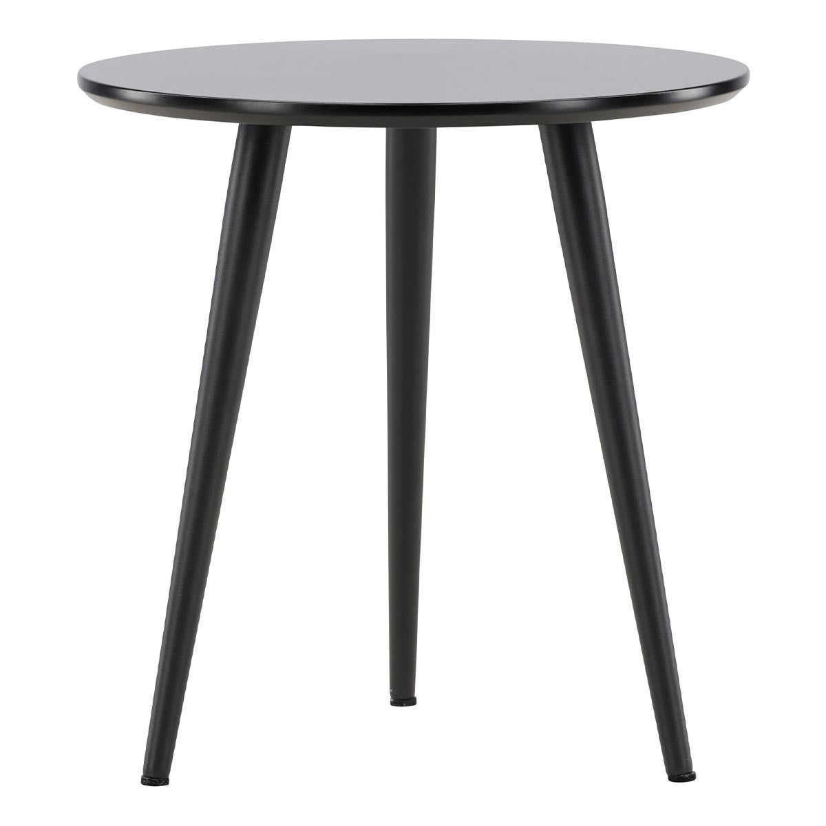 Askim stolik narożny Ø48 cm czarny.