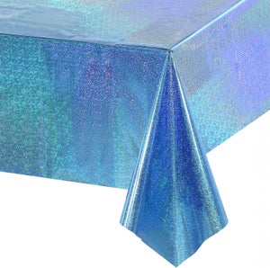 ANPPLE Tovaglia rettangolare in plastica usa e getta, rettangolare, per tavolo da pranzo, feste a buffet, campeggio (119,4 x 177,8 cm, blu navy scuro