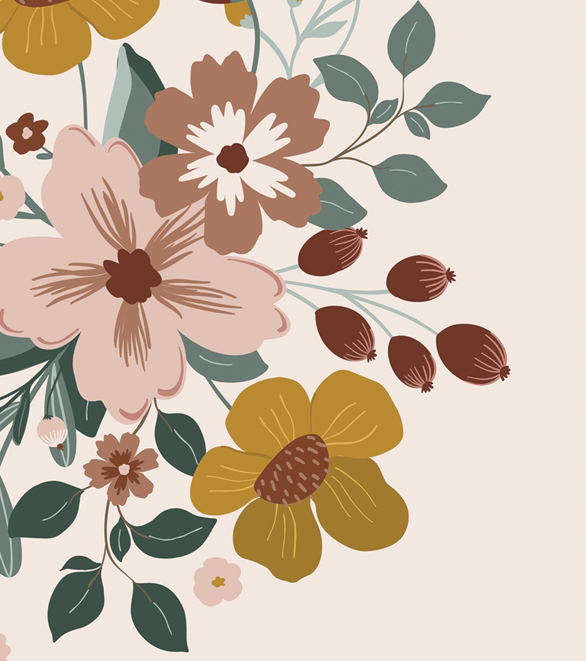 Affiche bouquet automnal 30x40 cm, Lilipinso - 4