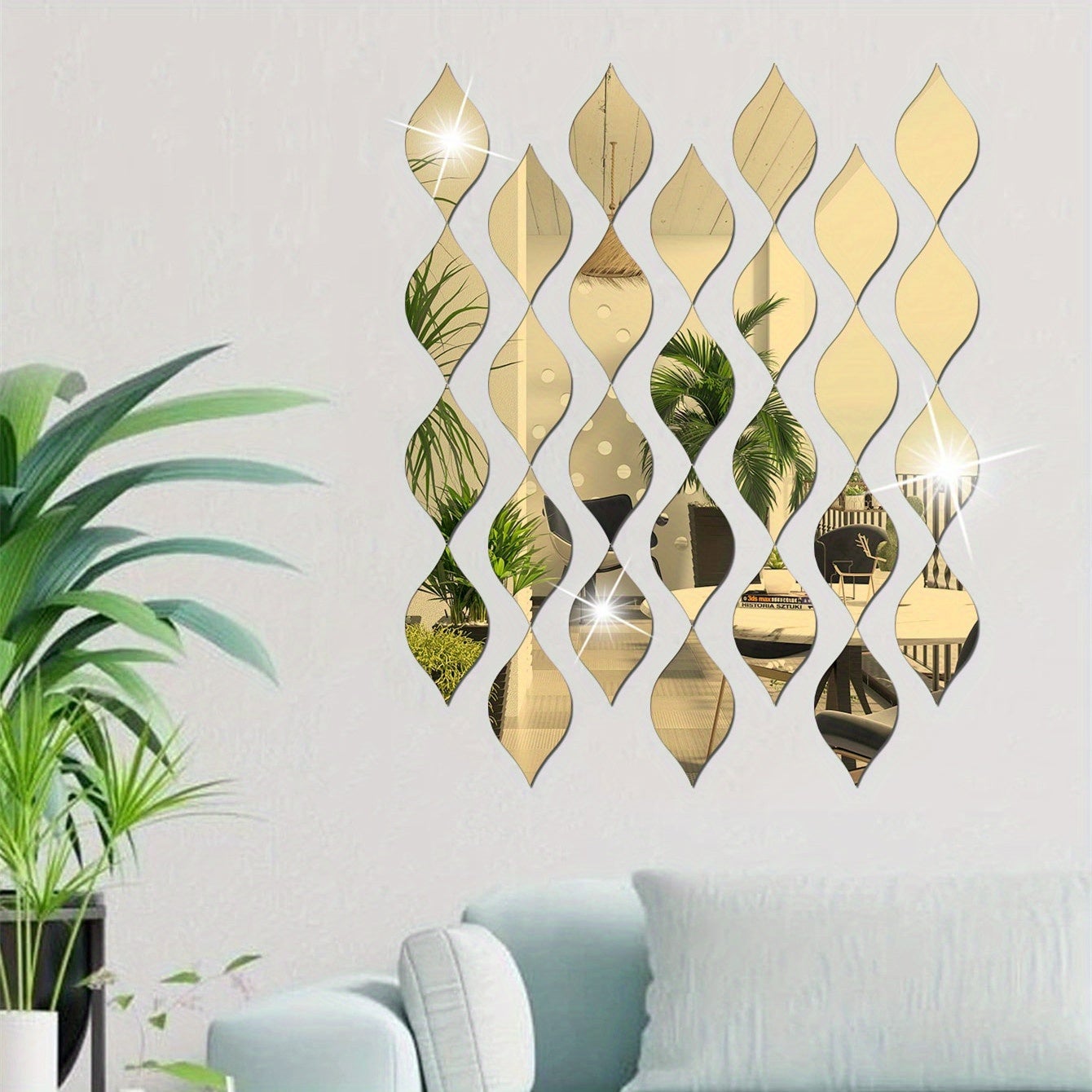 Papier peint 3D ruban doré N2774 autocollant autocollant amovible Romy