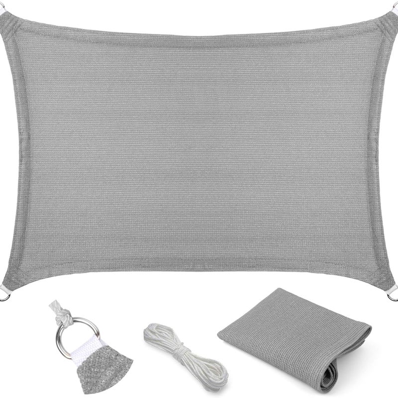 Żagiel przeciwsłoneczny Ochrona przed słońcem wiatrem Markiza z tkaniny PEHD Zewnętrzny żagiel przeciwsłoneczny Odporna promieniowanie markiza ogrodu