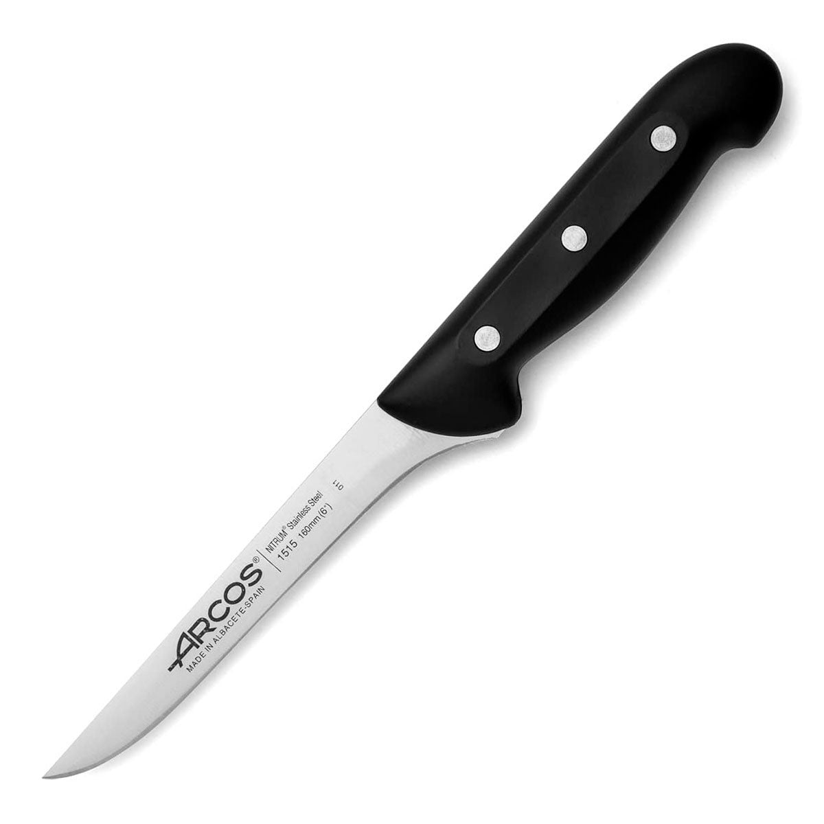 Arcos Cuchillo Deshuesador Maitre 151500 De Acero Inoxidable Nitrum Y Mango De Polipropileno Con Hoja De 16 Cm En Blíster - Imagen 4