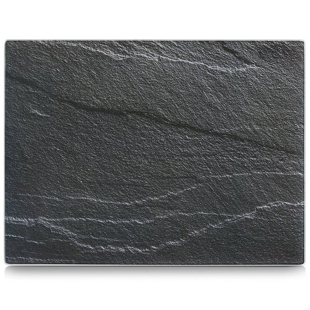Planche à Découper En Verre Noir – 40x30cm, Pratique Et Hygiénique
