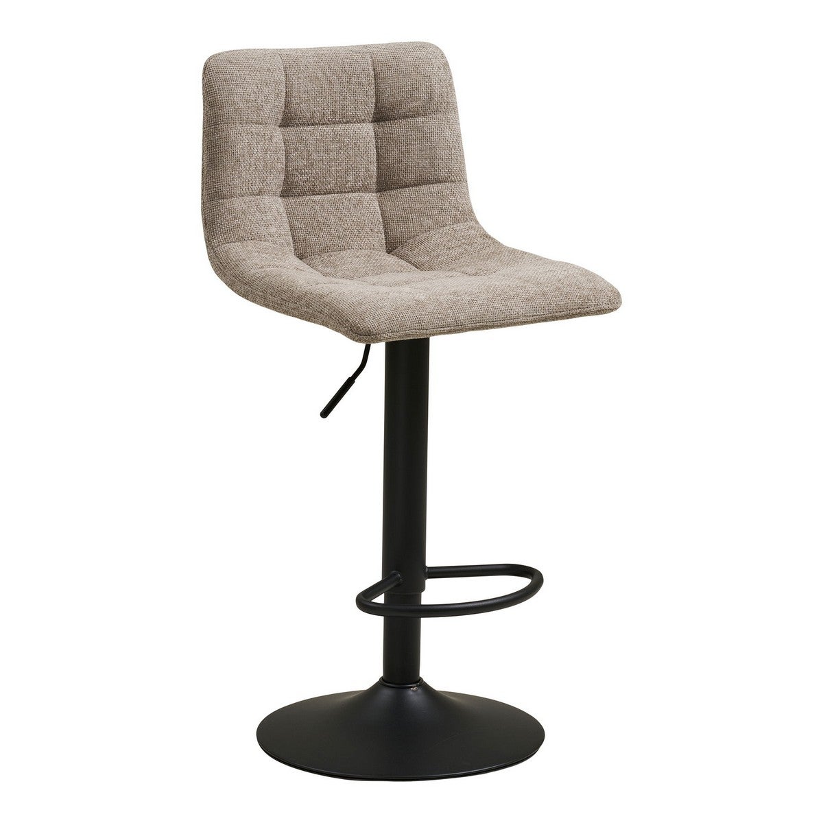 Zestaw 2 wysokich stołków Middelfart, Poliester, Beżowy, Seven Design
