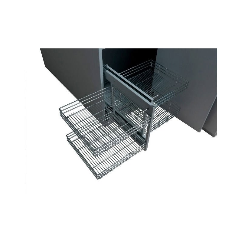 Ferrure d'angle avec corbeilles - Pour caisson hauteur mini : 520 mm - Pour caisson de largeur mini : 680 mm -ITAR - 2