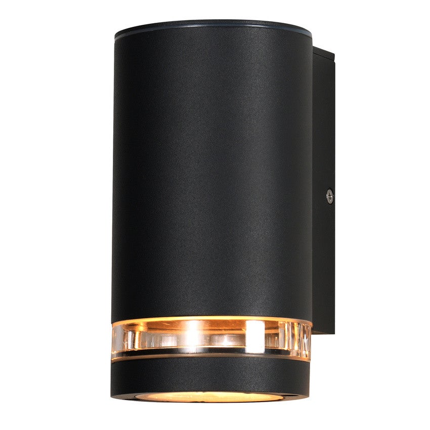 Kinkiet zewnętrzny Senecio czarny 1xGU10x35W wym:16,5x10,5x9,2cm IP44 Candellux
