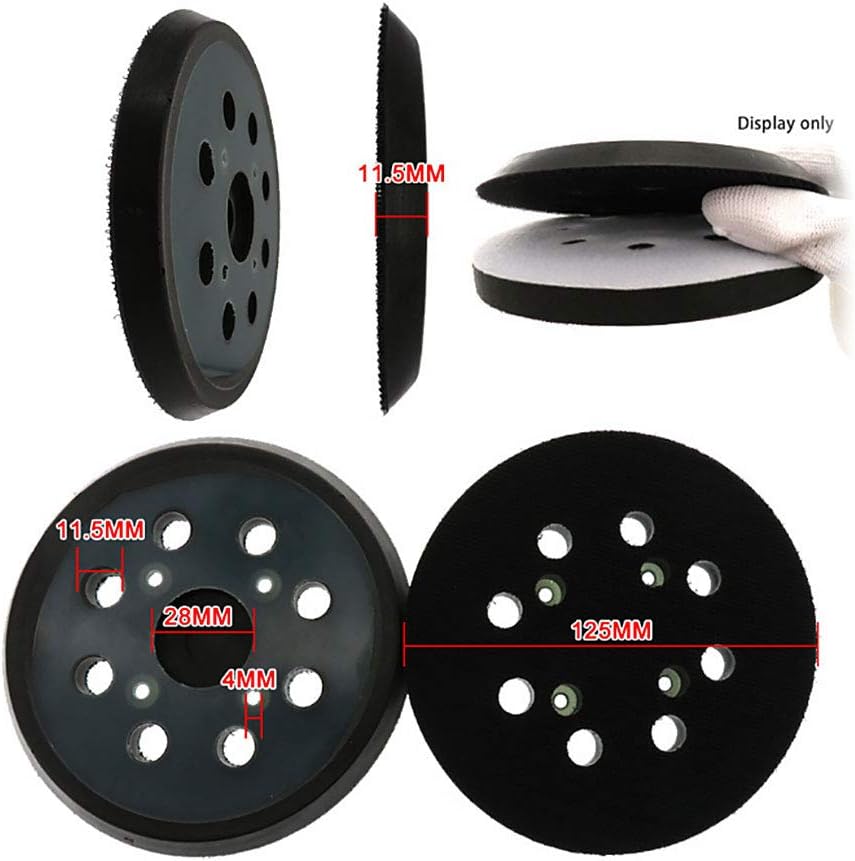 Plateau de Poncage 125mm / 5 Pouces Disque de Polissage En Metal pour le Polissage à Grande Vitesse, Polissage de la Ponceuse Orbitale Aléatoire - 2