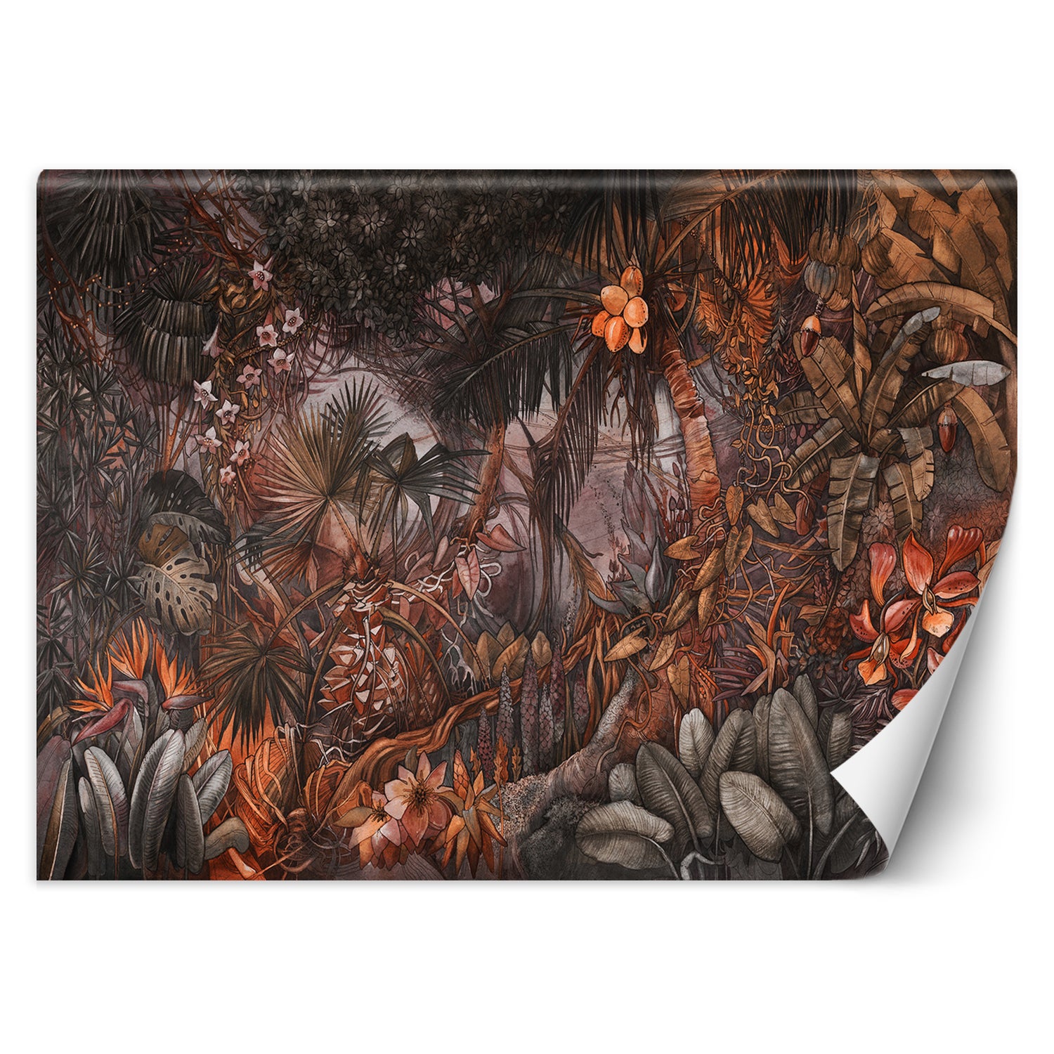 Fototapeta, premium Kolorowa dżungla 200x140
