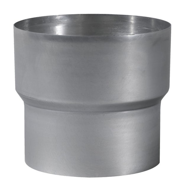 Réducteur conduit fumée TEN aluminium 153 125 mâle femelle pour appareils gaz