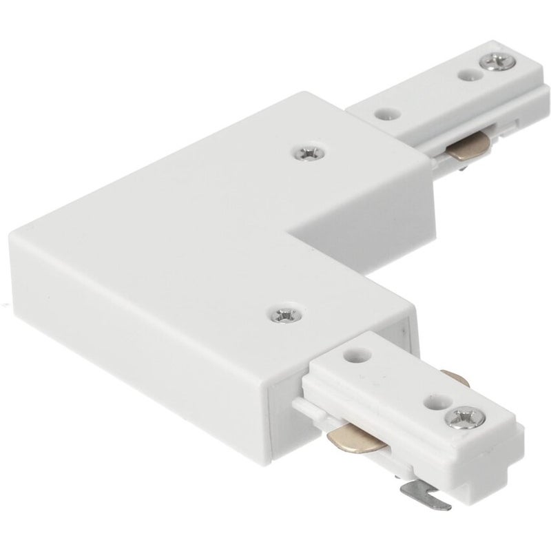 Łącznik L do szyny Edo Meva Pro L Connector White, biały EDO SOLUTIONS