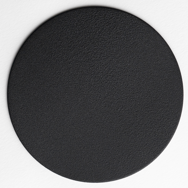 Lot de 2 supports muraux avec vis-étau DECO-GEM, acier finition époxy noir. L.6 x H.7.5 x P.5.88 cm - 2