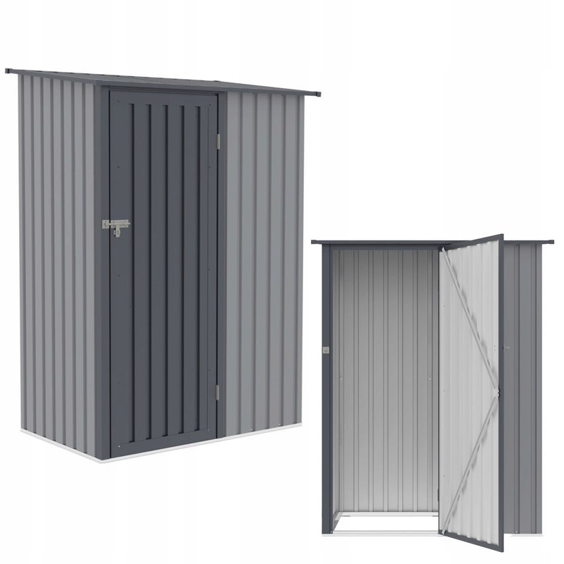 Domek Ogrodowy Narzędziowy na Narzędzia Szopa KENT 143x89cm Metalowy mały 1 szt