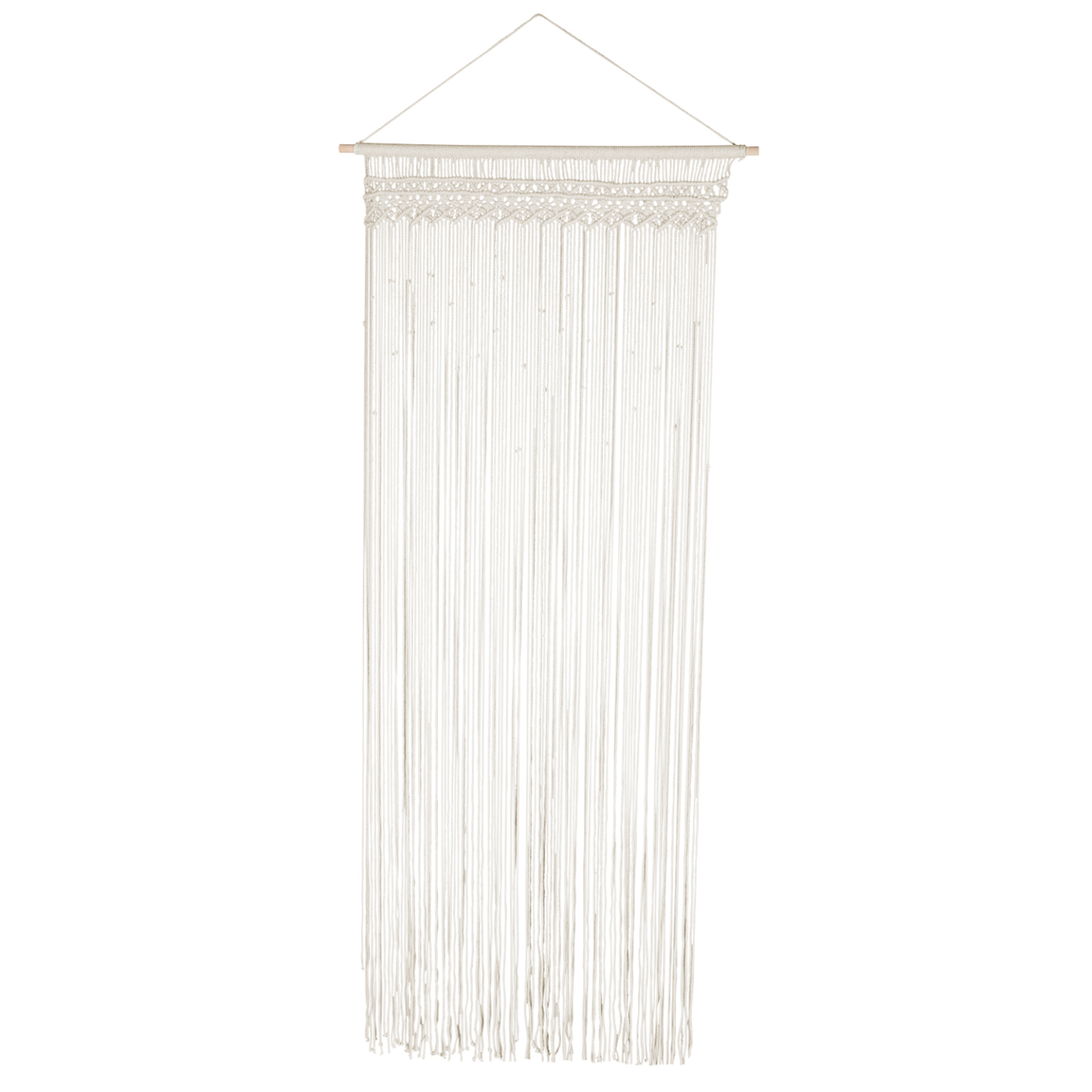 Rideau 90x200 cm bohème macramé - 2