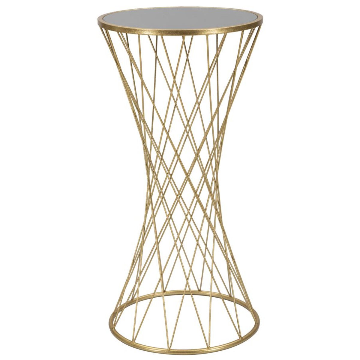 Stolik Champasak, Metal, Złoto, Seven Design