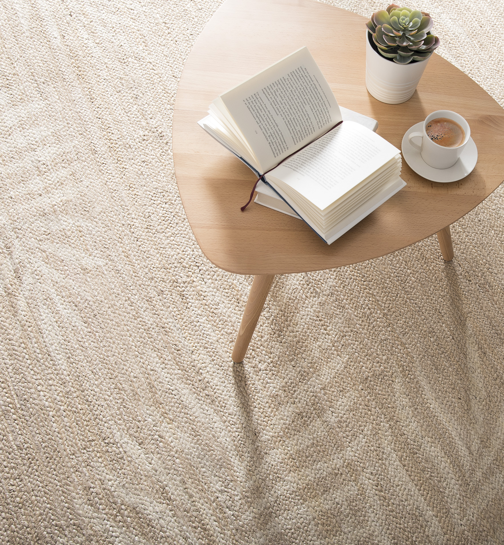 TAPPETO DI YUTE ARECA 160X230 CM FIBRA NATURALE - 3