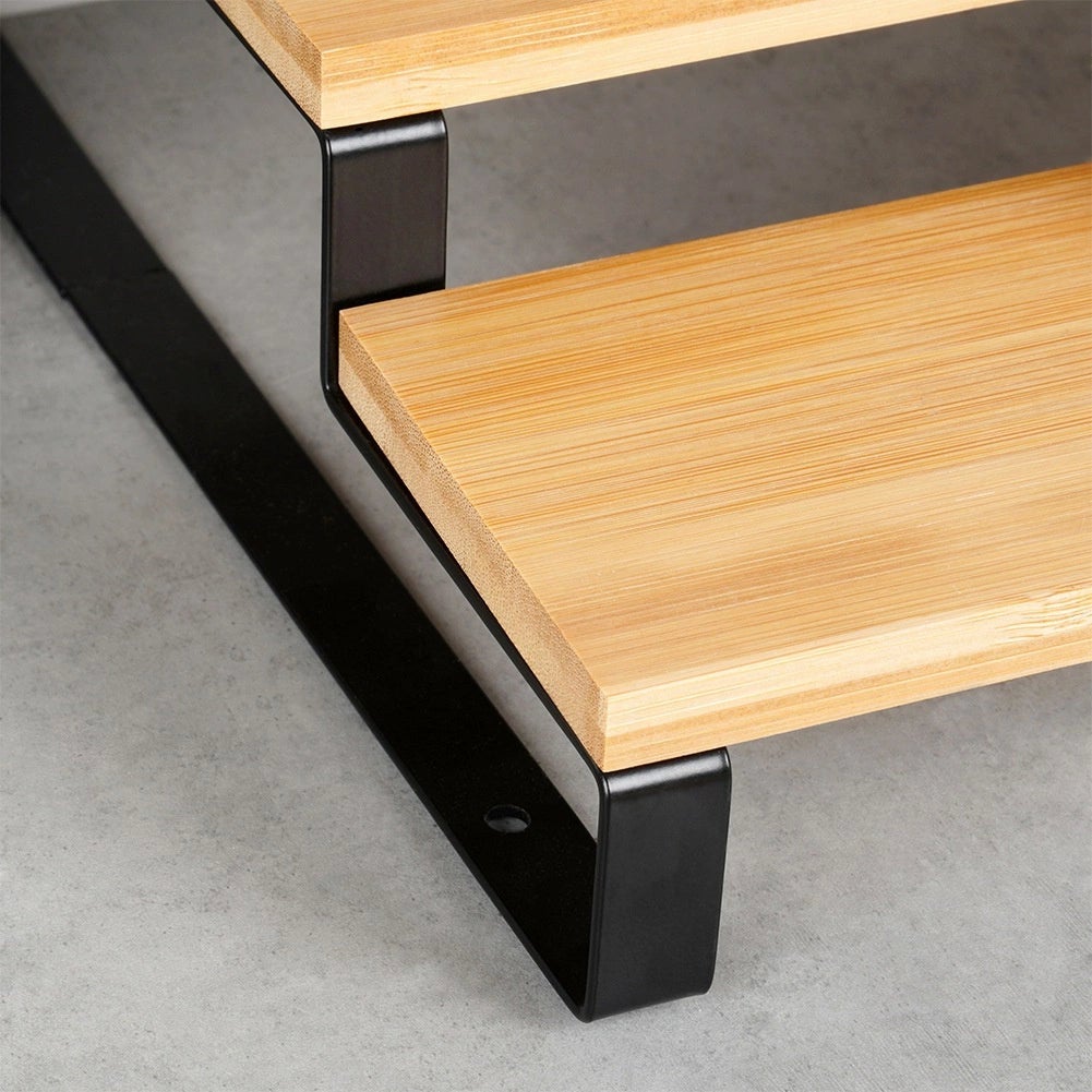 Estante de cocina de madera de 3 niveles 32 x 23,5 x 9,6 cm - 4