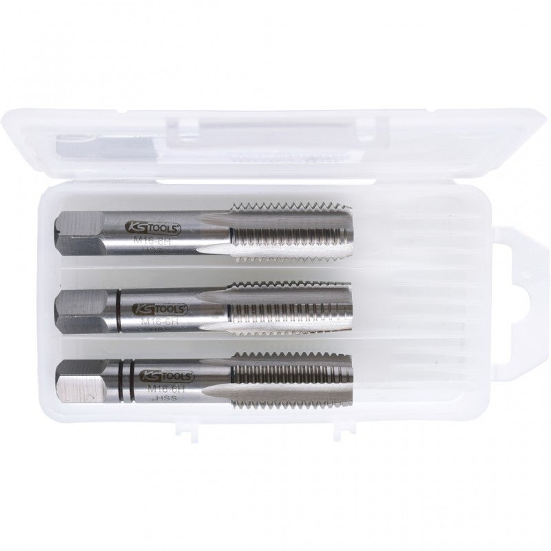 Set Maschi A Mano KS Tools HSS M6X1 - 3 Pezzi Per Filettature Professionali - Foto 14