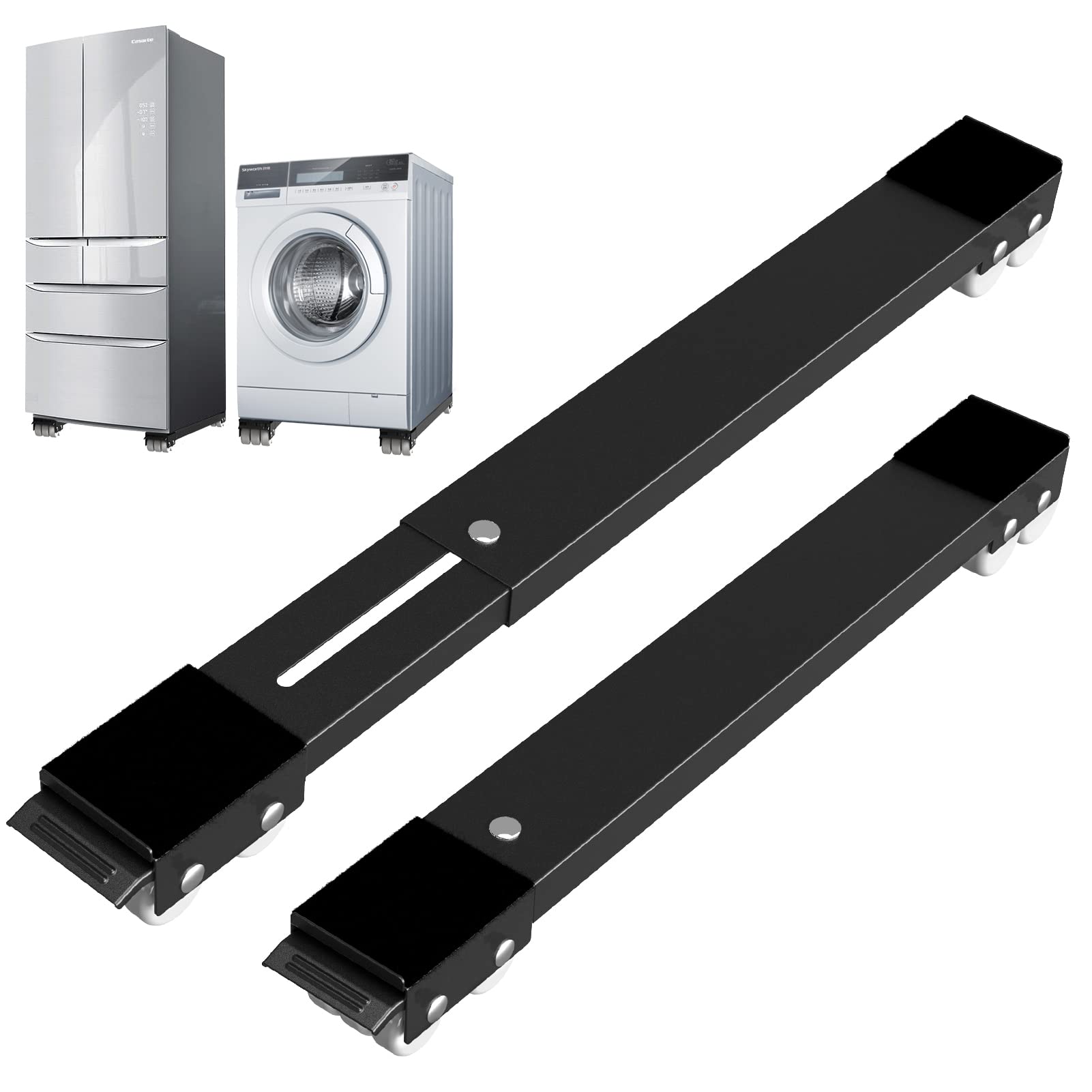 Support de base pour machine à laver - Tbest - Réglable avec Roue
