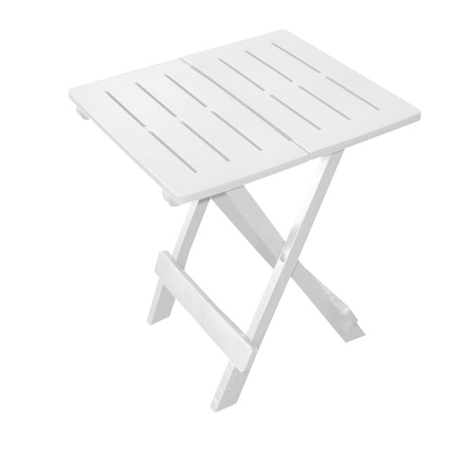 Stół ogrodowy Progarden składany plastikowy 43x45x50 cm biały