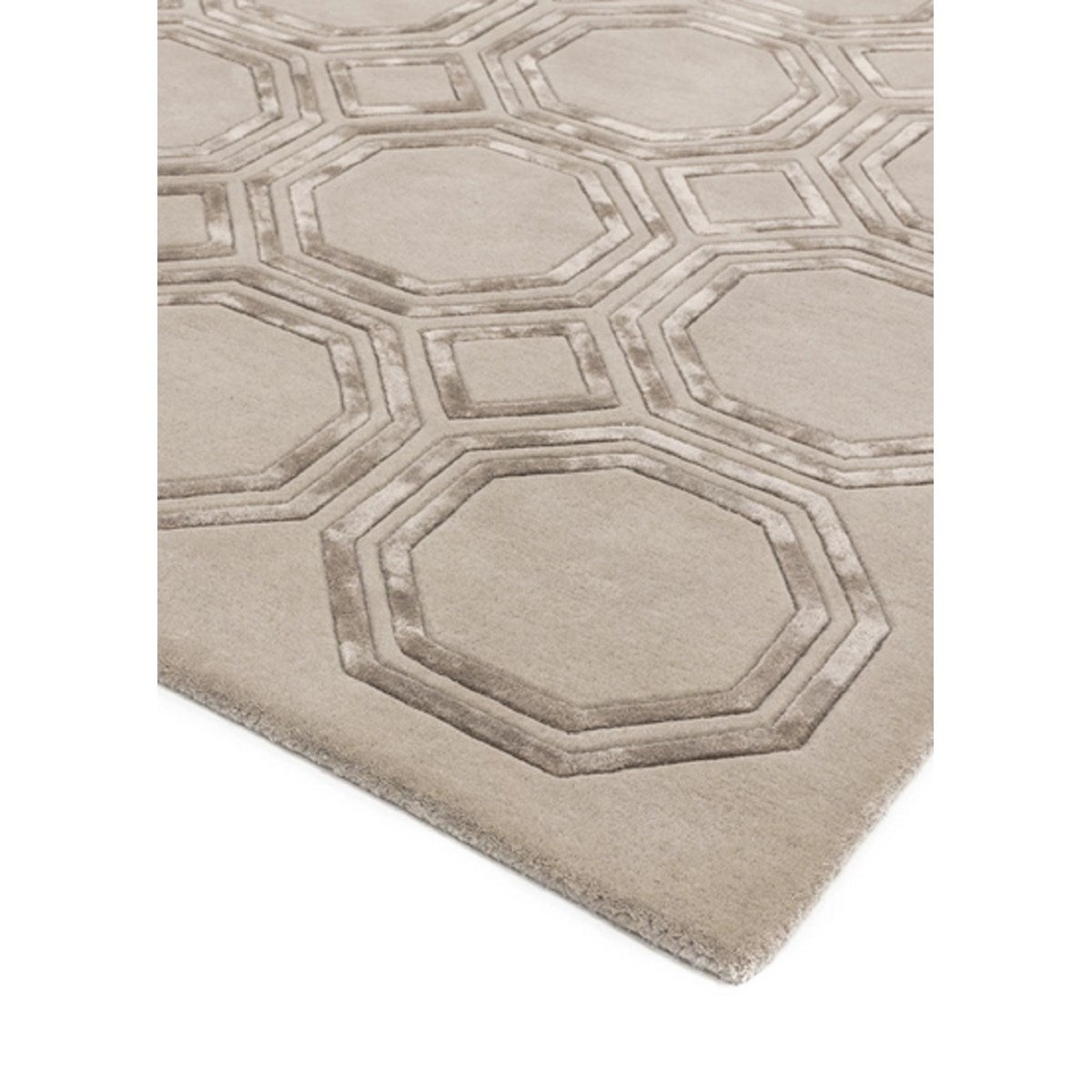 Tapis de salon moderne tissé main NAVEL 160x230 cm - 4