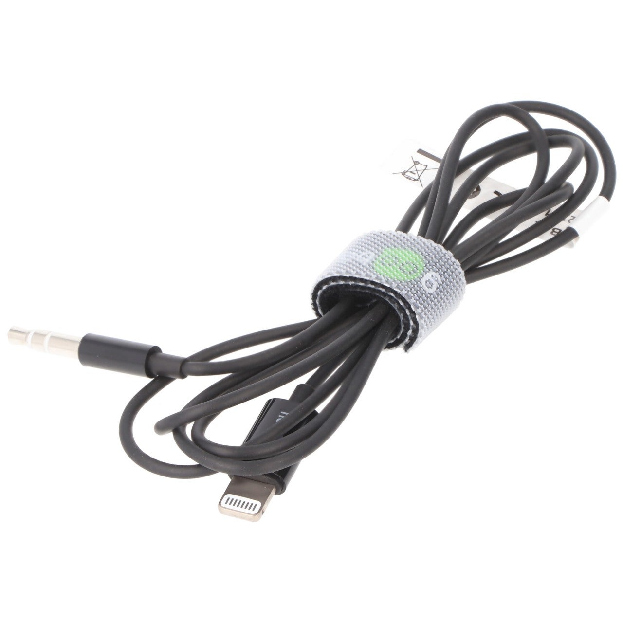 Audio Rope Iphone Câble de connexion audio Goobay Apple Lightning (3,5 mm) 1 m noir ...