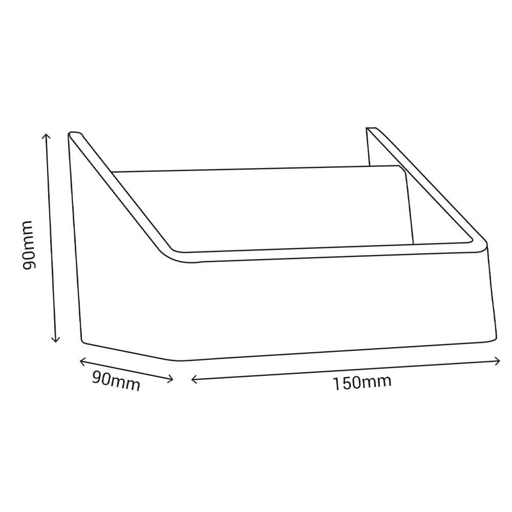 Aplique de pared Rectangular LED 9W Blanco - 5