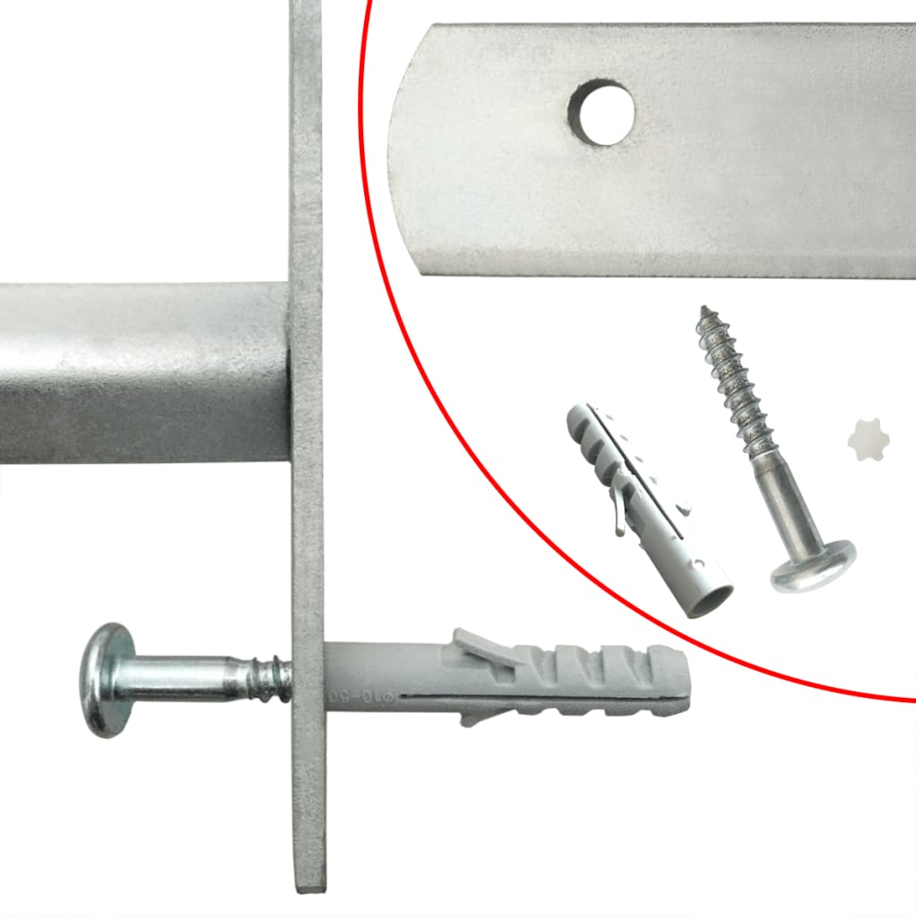 Grate per Finestre Regolabili 3 Barre Trasversali 500-650 mm vidaXL - 5