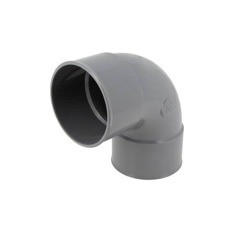 Nicoll - Coude PVC FF 87°30 diam 100mm à coller - UCT88 - 2