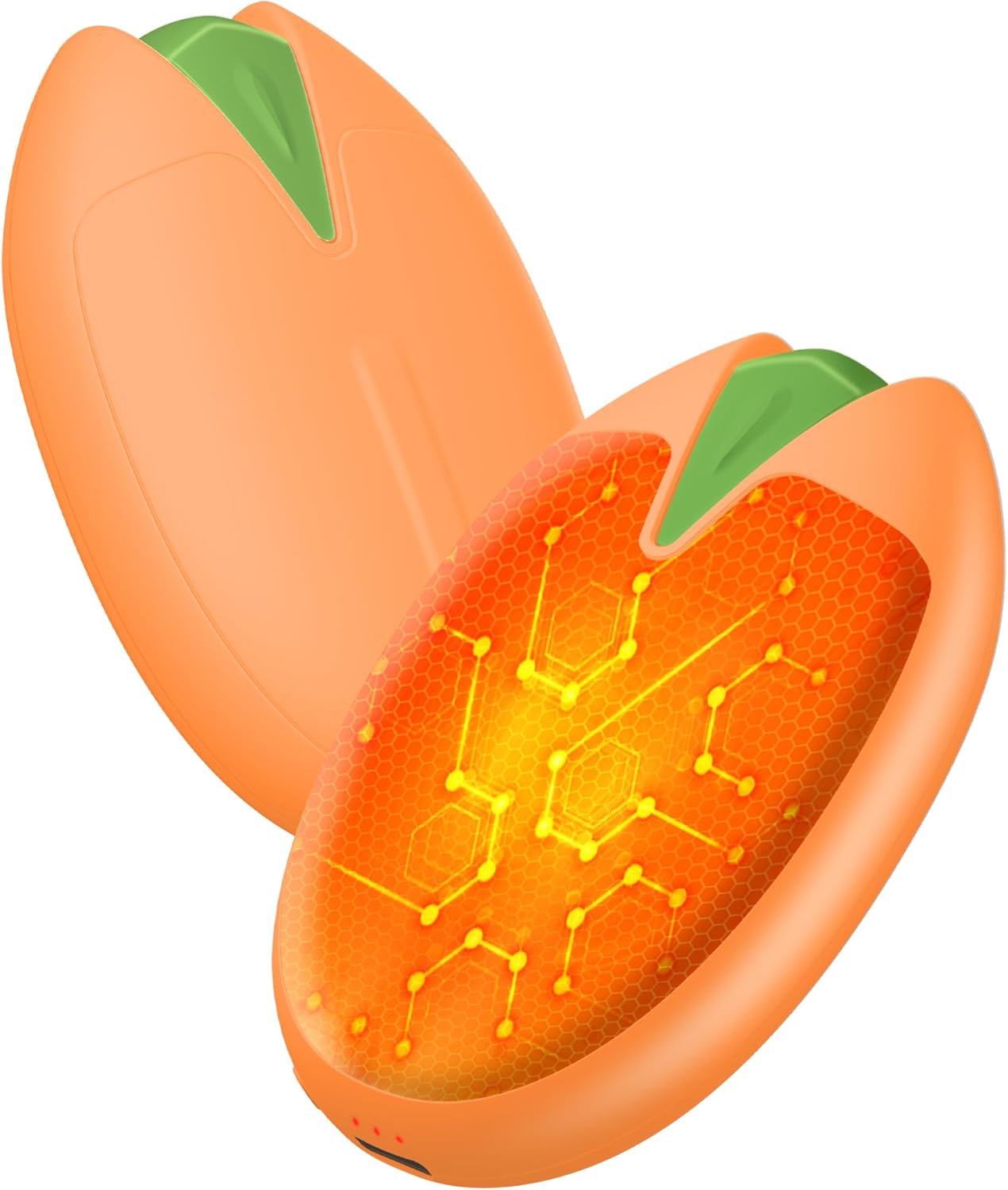 Ogrzewacze do rąk z akumulatorem, 2 sztuki, magnetyczne elektryczne ogrzewacze do rąk 6000 mAh, USB, idealne na wędkowanie, do gry w golfa i na kempi