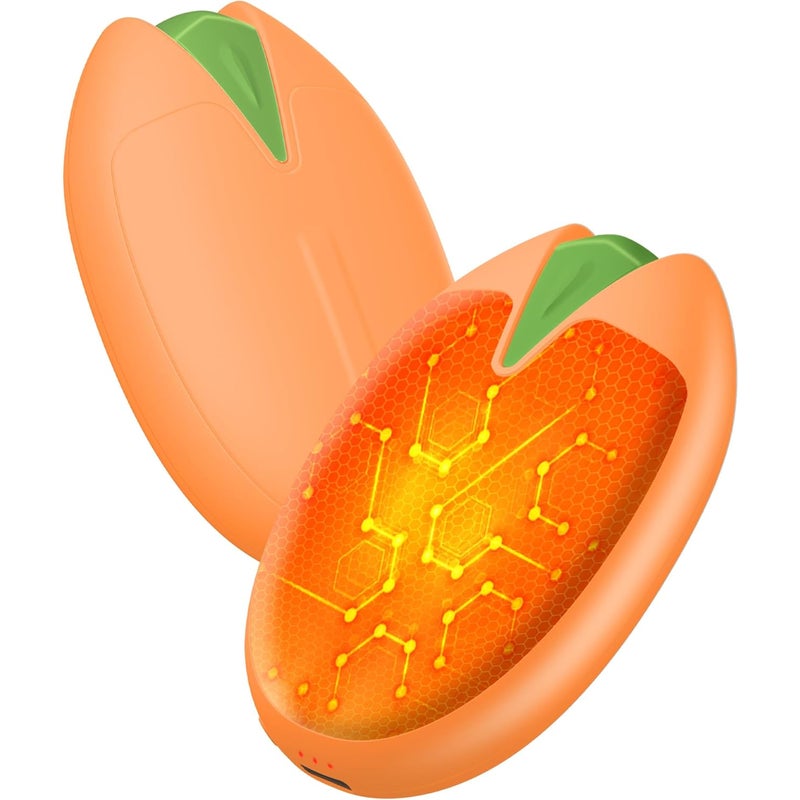 Ogrzewacze do rąk z akumulatorem, 2 sztuki, magnetyczne elektryczne ogrzewacze do rąk 6000 mAh, USB, idealne na wędkowanie, do gry w golfa i na kempi