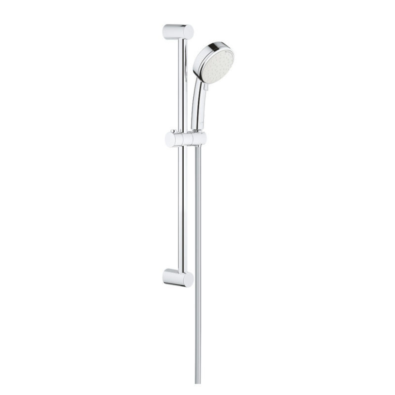 New Tempesta Cosmopolitan 100 ensemble de douche 2 jets + mitigeur monocommande, clapet anti-retour, chrome (23354000-26076002) - 2