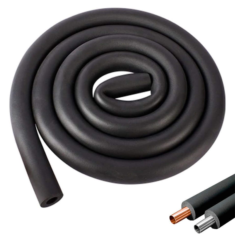 Gaine Ignifuge En Basalte 12mm - Isolation Extrême -250°C à +600°C - Couronne 5m - Fabriqué En Italie