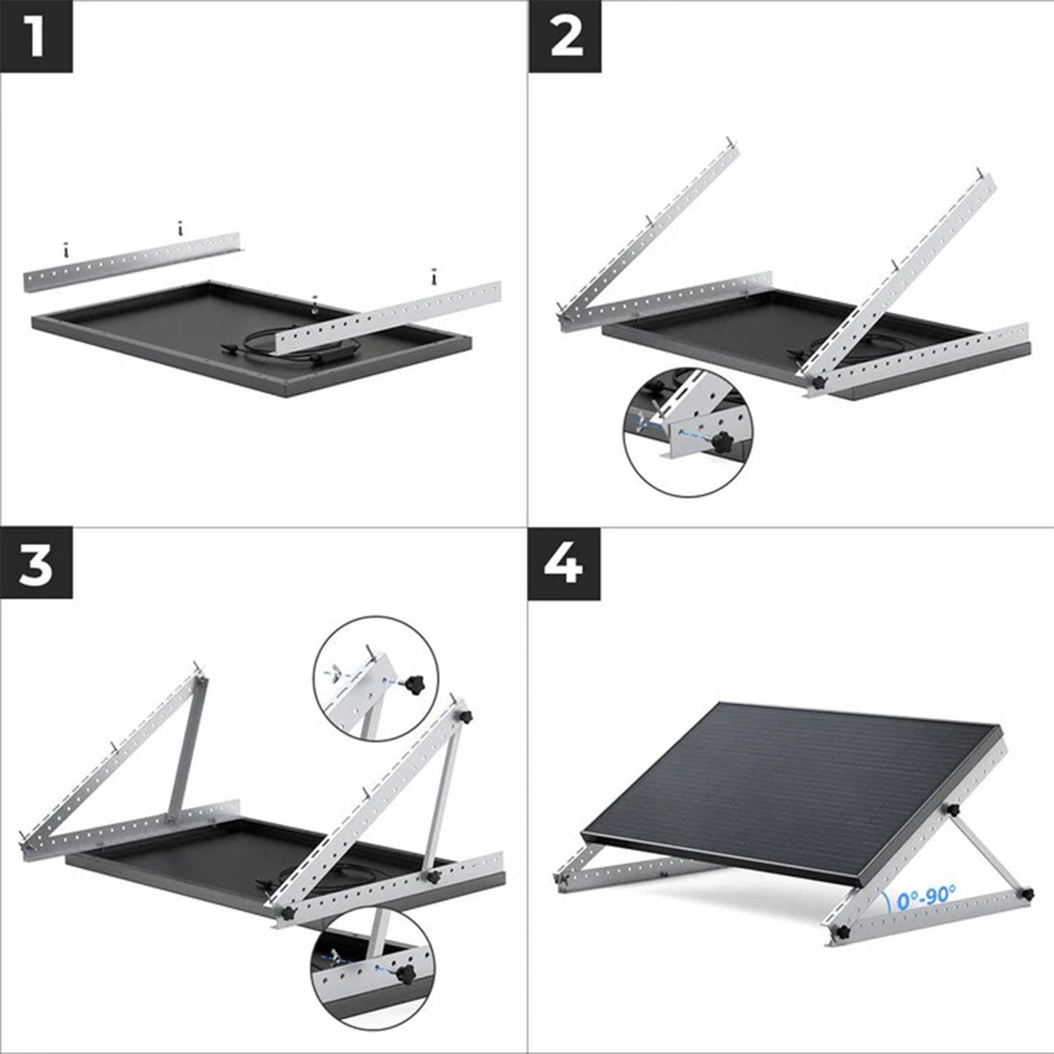 Support pour Panneau Solaire inclinable et réglable 28'' (71 cm) - ECOFLOW - 2