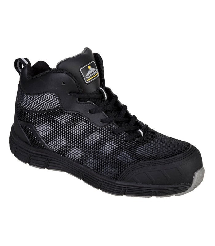 Scarpe Antinfortunistiche PORTWEST Trekker S1P Punta Acciaio – Nero/grigio