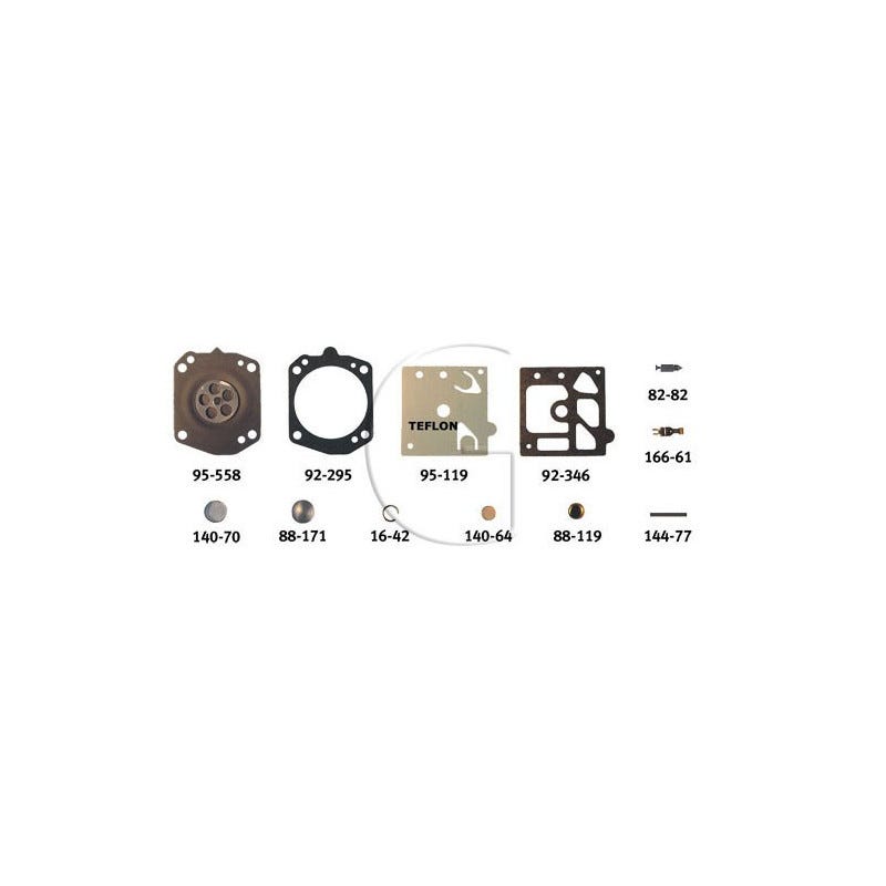 Kit membrane rasaerba Tecumseh OH 120 - Rif. Orig. Carburatore 1A70-1266 - kit originale Walbro Kit membrane rasaerba Tecumseh OH 120 - Rif. Orig. Carburatore 1A70-1266 - kit originale Walbro