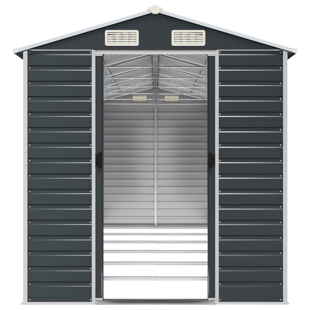 Maison Exclusive - Abri de jardin anthracite 191x555x198 cm acier galvanisé - 5