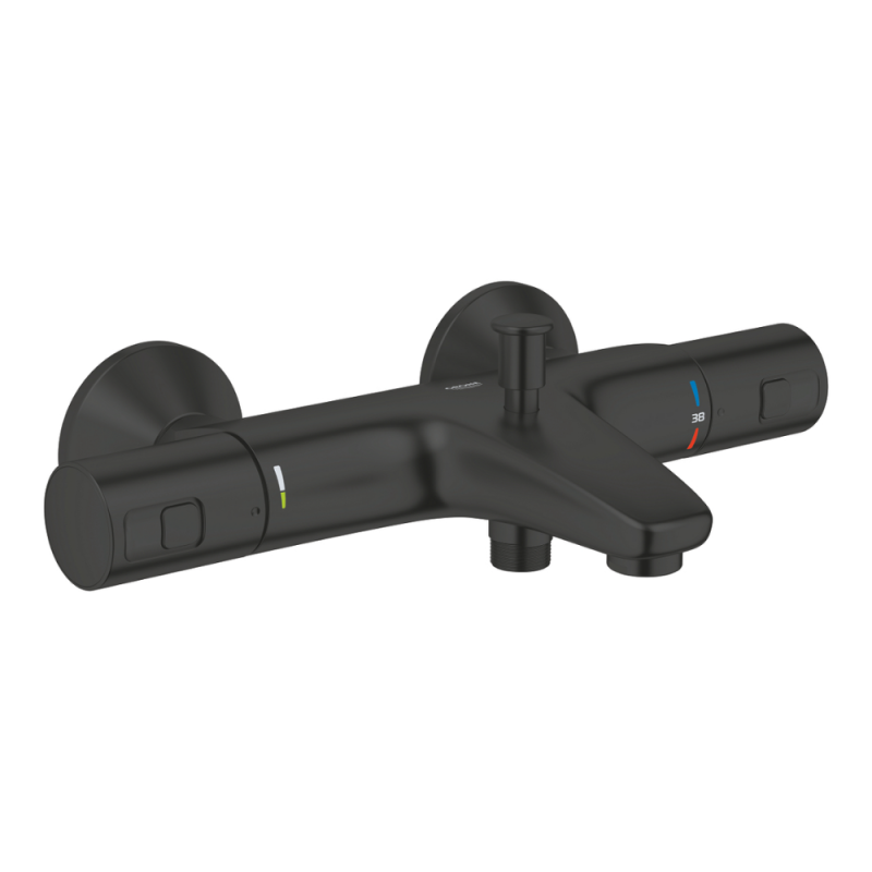 Bateria prysznicowa Grohe Precision Start czarny mat technologia TurboStat i zabezpieczenie przed oparzeniem