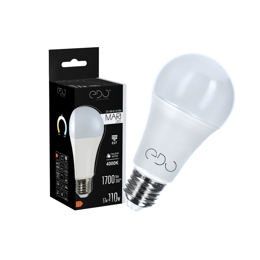 Żarówka Edo Mari LED E27 17W 4000K neutralna NW 1700lm EDO777504
