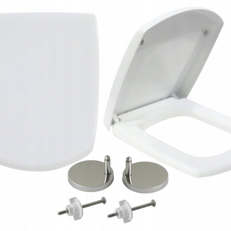 Deska sedesowa Estiva C wolnoopadająca duroplastowa biała